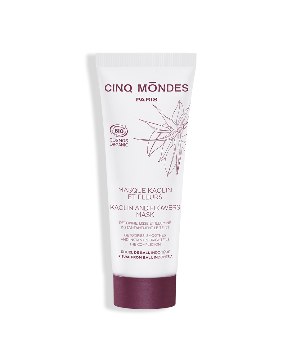 Masque Kaolin et Fleurs - Maschera Caolino e Fiori
