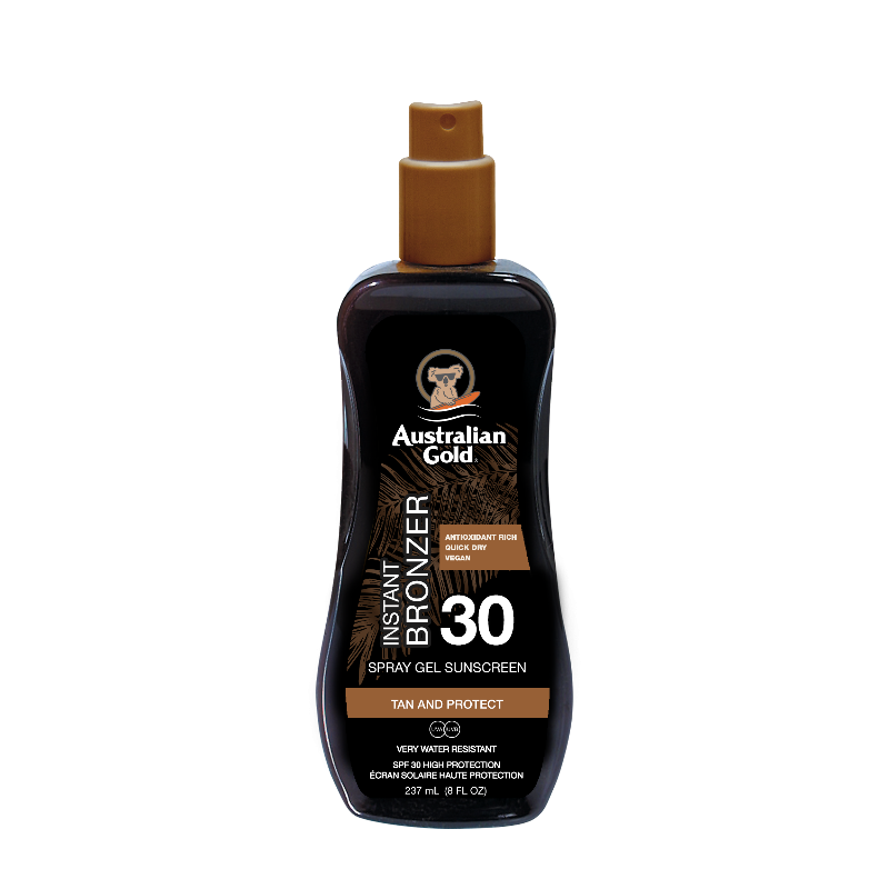 Instant Bronzer Spray Gel Sunscreen 30 - Australian Gold