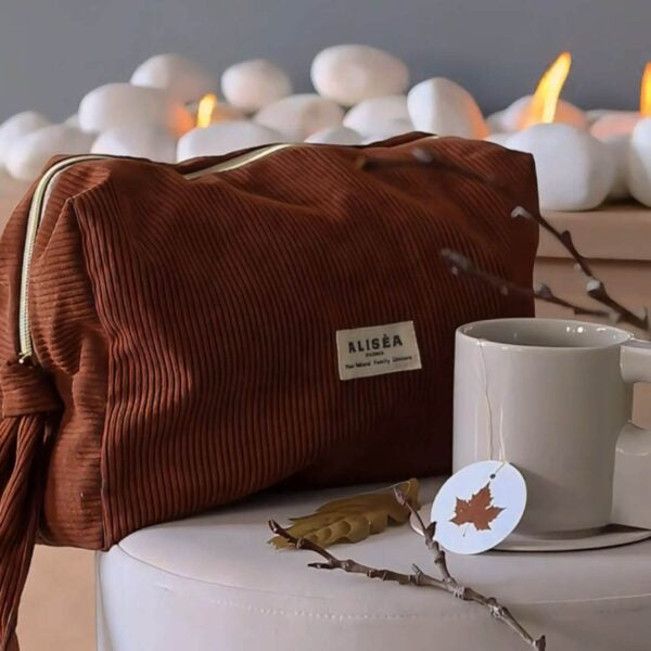 BEAUTY CASE - CIOCCOLATO AL LATTE